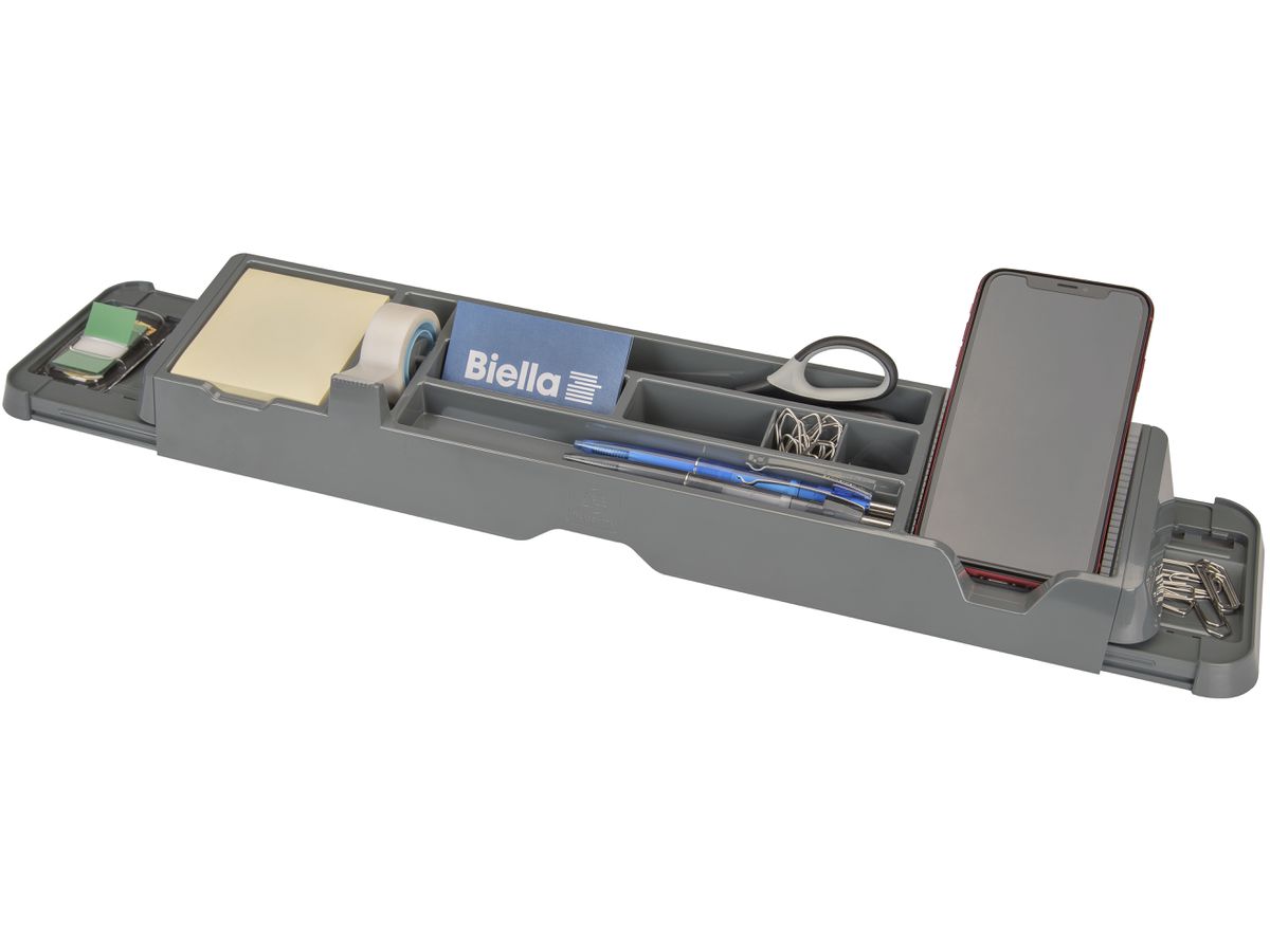 BIELLA Desk Organizer 6703825BIDU Biella, TOOLBAR grau (7611365474066)