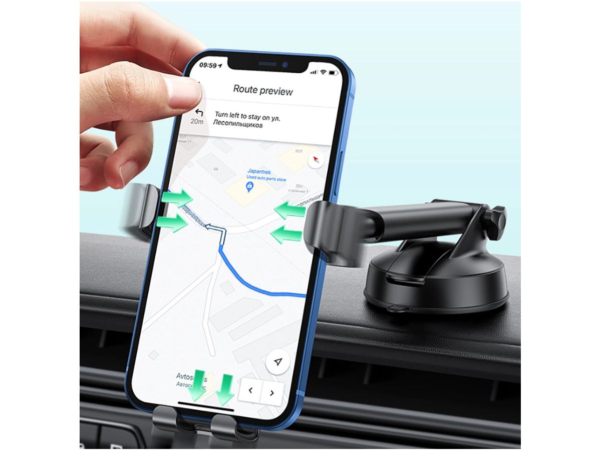 UGREEN Gravity Phone Holder 60990B Dash Board w.Suction Cup (6957303893164)