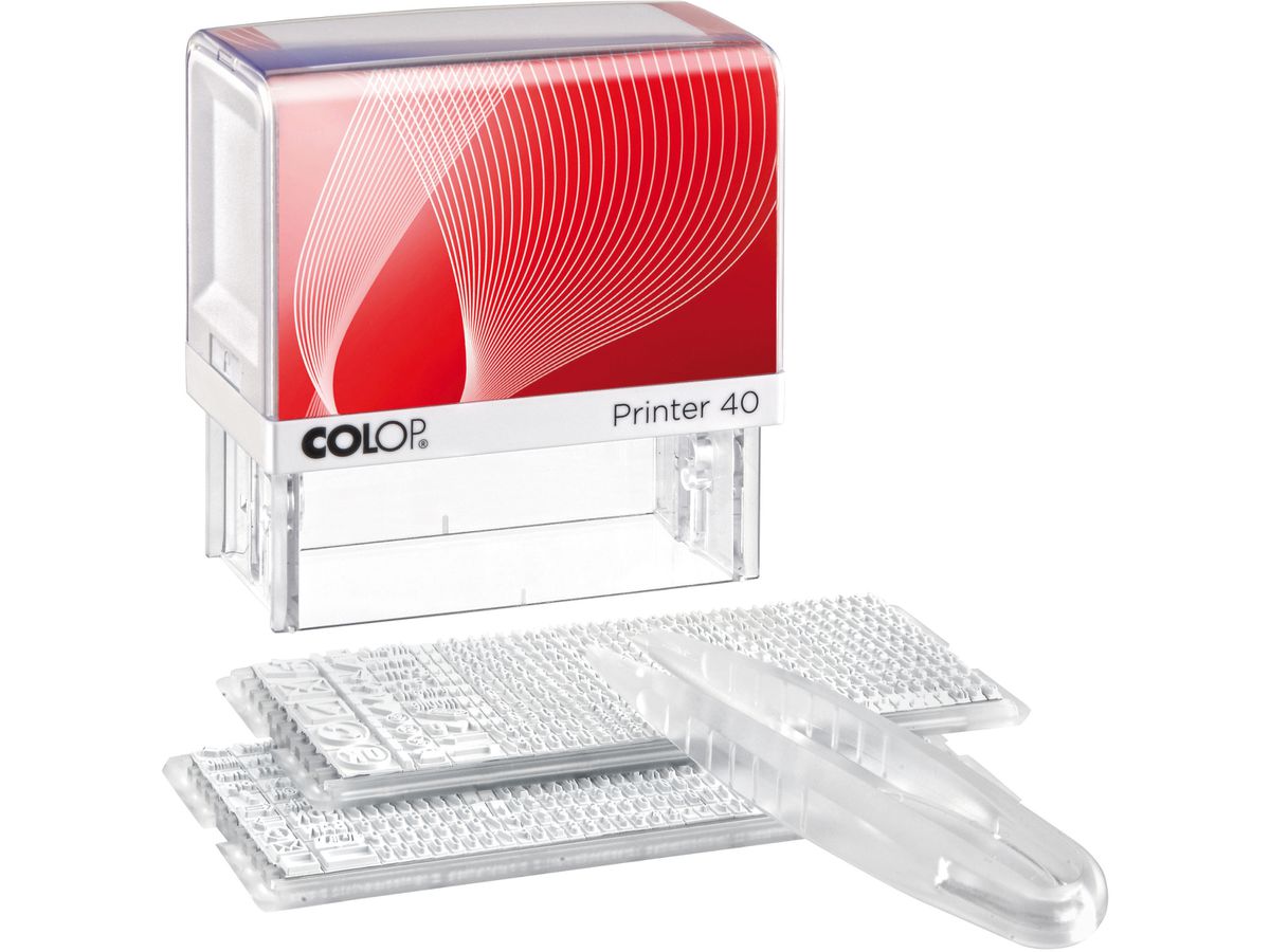 COLOP Tampon text 40/2-SET 5 lignes 59x23mm (9004362393597)