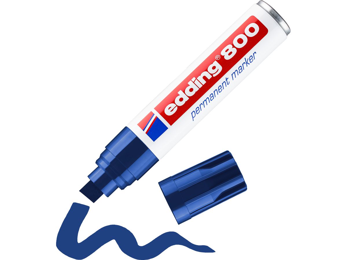 EDDING Permanent Marker 800 4-12mm 800-3 blu (4004764053919)