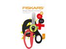FISKARS Forbice bambini Ninja 13cm 1064075 rosso/nero, destri (6424002014805)
