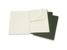 MOLESKINE Cahier XL, 3x, Liniert 855334 Myrtengrün 3 Stück (8055002855334)