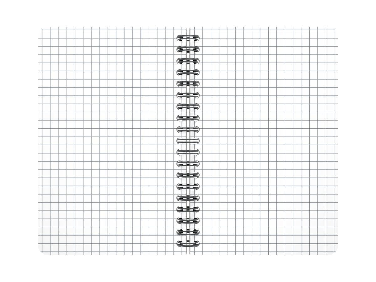 OXFORD Office-Spiralbuch A6 100100899 kariert, 5mm, ass. (3020120024615)