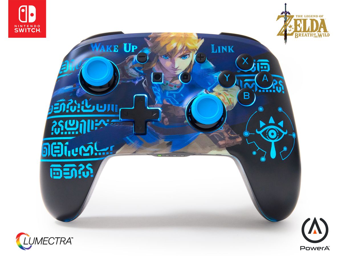 POWER A Enhanced Wirel.Ctrl.NSW NSGP0363-01 Lumectra Etched,Wake Up Link (0617885106118)