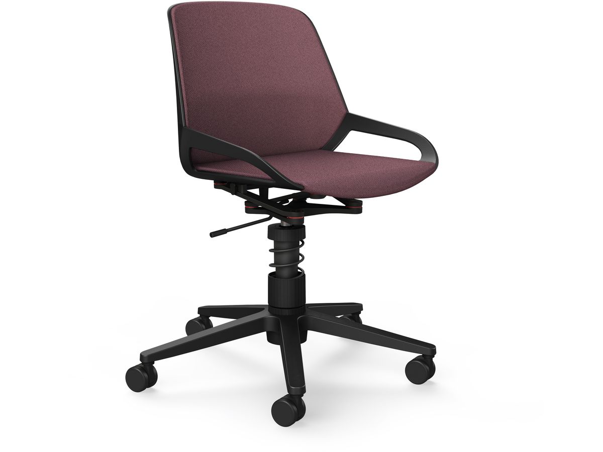 AERIS Sedia da ufficio Numo Task 962WRSTBKCU9 viola/nero (4251814307946)