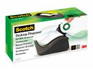 SCOTCH Tischabroller 19mmx33m C60-BK schwarz, inkl. 1 Magic Tape (4046719105489)