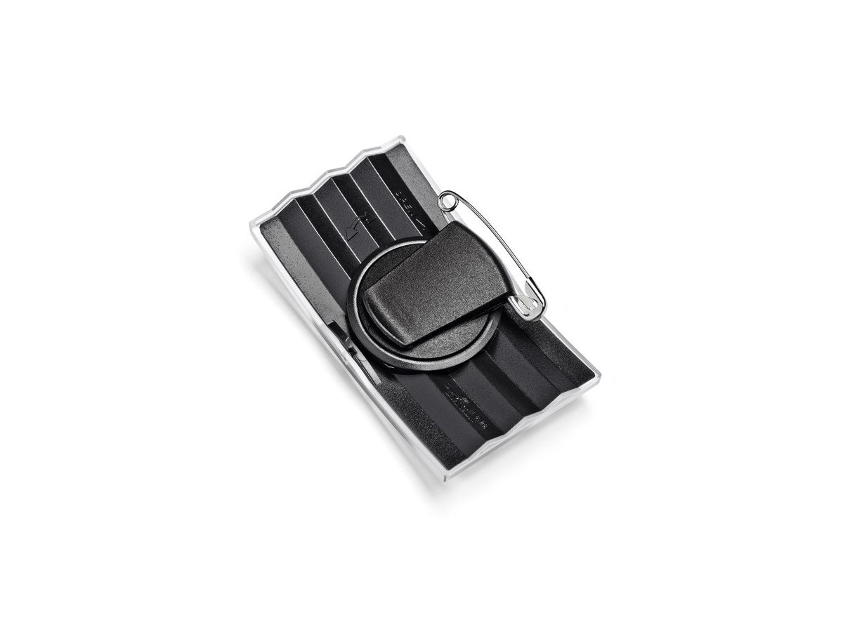 DURABLE Targhetta konvex 75x40mm 812858 25 pezzi con terminale (4005546889344)