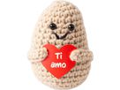 I AM CREATIVE Positive Potato Ti amo 8cm 1000-1462 beige (7611983263585)