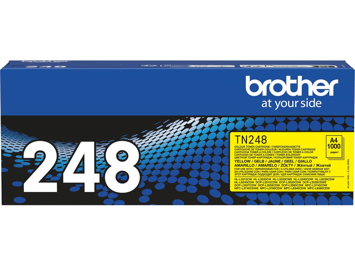 BROTHER Toner yellow TN-248Y HL-L8240CDW 1000 Seiten (4977766814065)