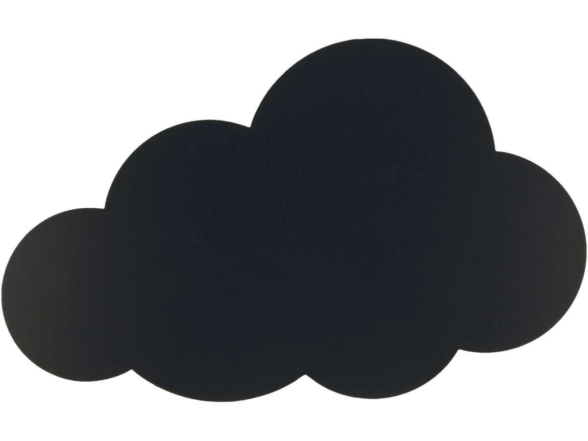 SECURIT Lavagna Gesso CLOUD FB-CLOUD nero 49x30x0.3cm (8718226493408)