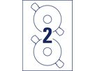 AVERY ZWECKFORM CD-Etiketten 117mm L6015-25 Universal, weiss 25Bl./2Stk. (4004182060155)