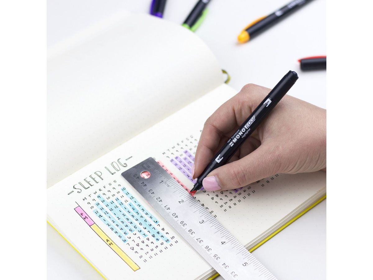 TOMBOW Mono edge Textmarker WA-TC-6P 6 Farben (4003198120075)