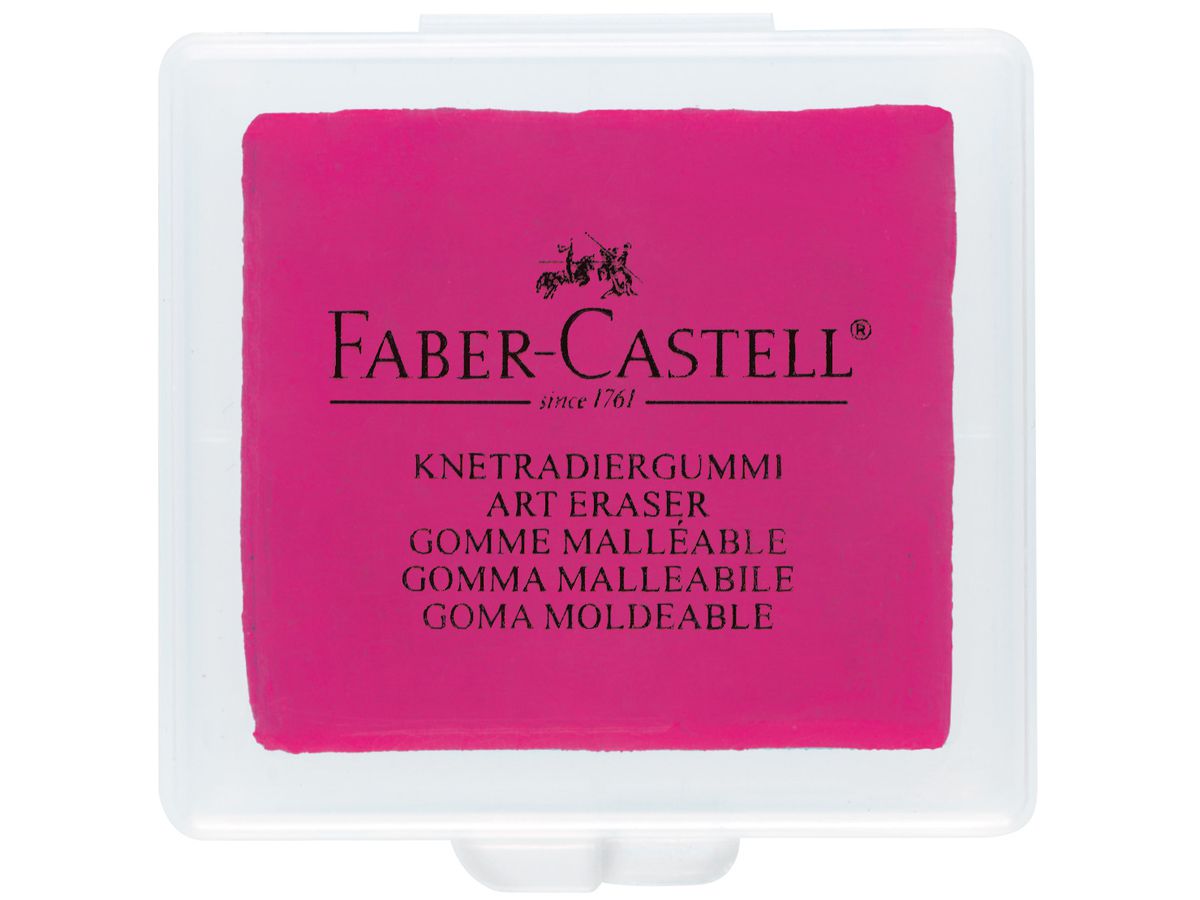 FABER-CASTELL Radierer Art Eraser 127124 farbig assortiert (9555684679703)