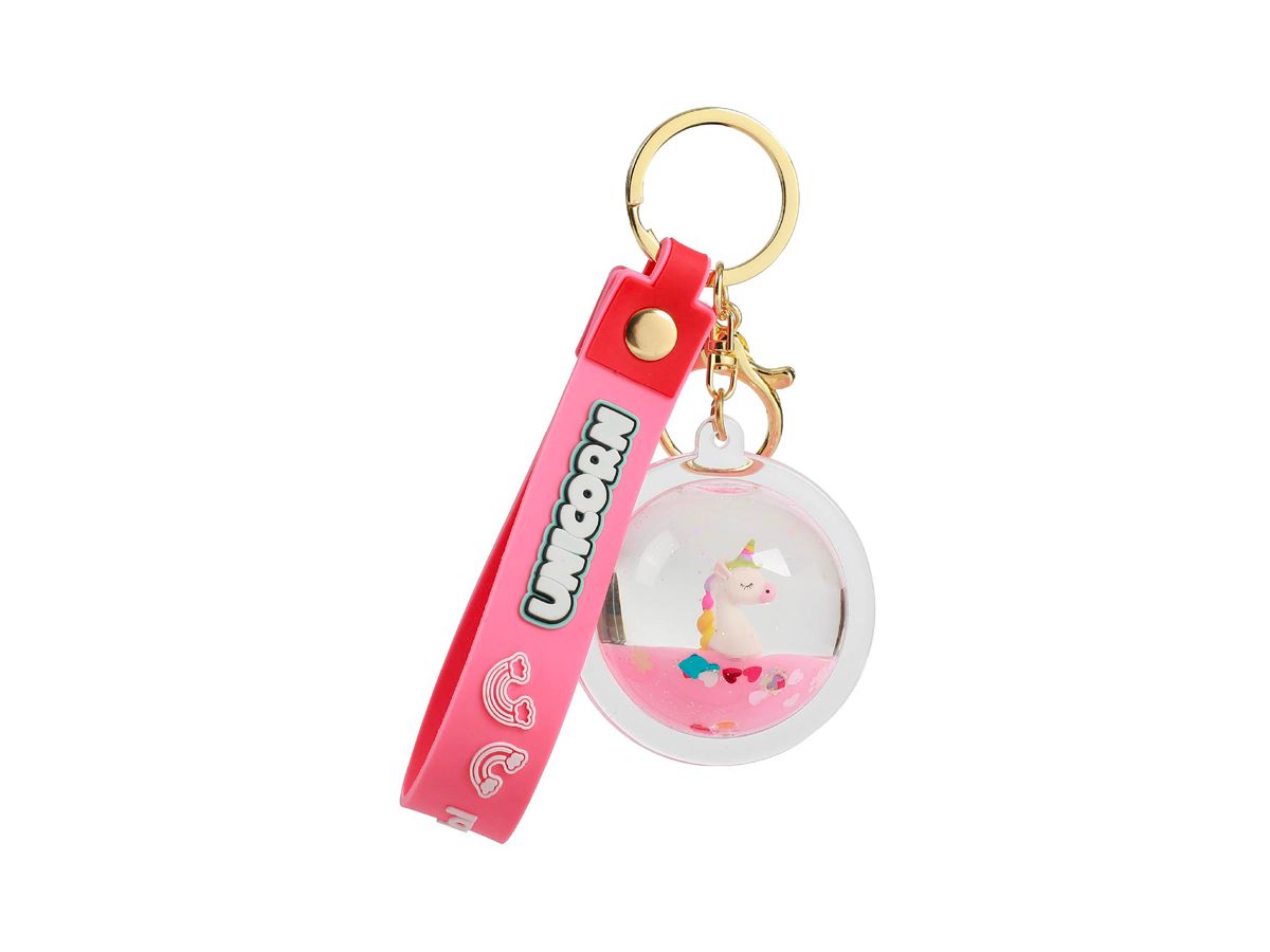 I-TOTAL Schlüsselanhänger Kugel XL2793C Unicorn pink (8053634006810)