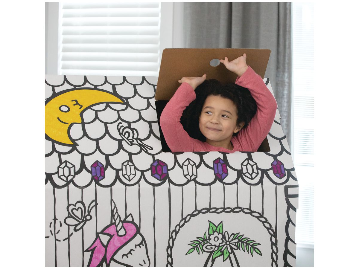 FELLOWES Spielhaus BANKERS BOX 1232401 Einhorn 121x97x81cm (0043859779536)