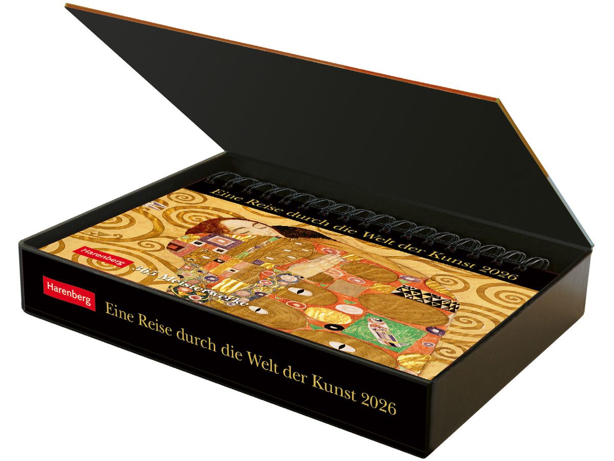 HARENBERG Agenda da tavolo 2026 3309805+26 Kunst 23x17cm (9783840036354)