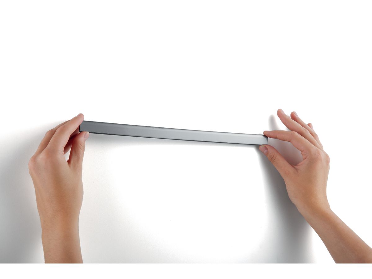 DURABLE DURAFIX Rail 297mm 470723 metallic silber 5 Stück (4005546992068)