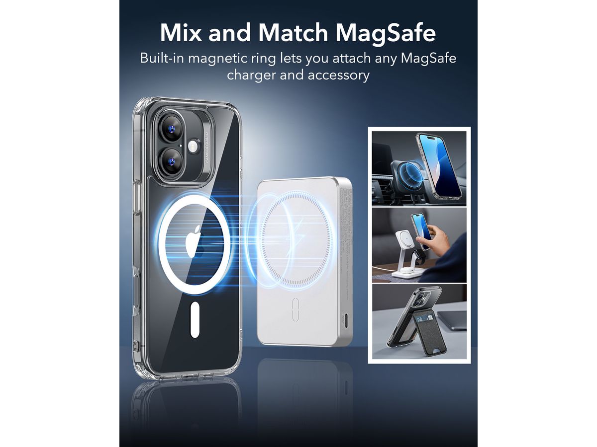 ESR Classic Hybrid Case MagSafe 1A76701 iPhone 16 Clear (4894240220702)