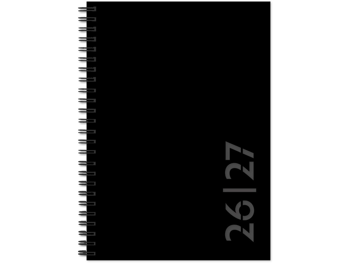SIMPLEX Agenda scolaire Teacher 26/27 500501.27 1J/1P 12M noir ML 14.8x21cm (7611468042247)