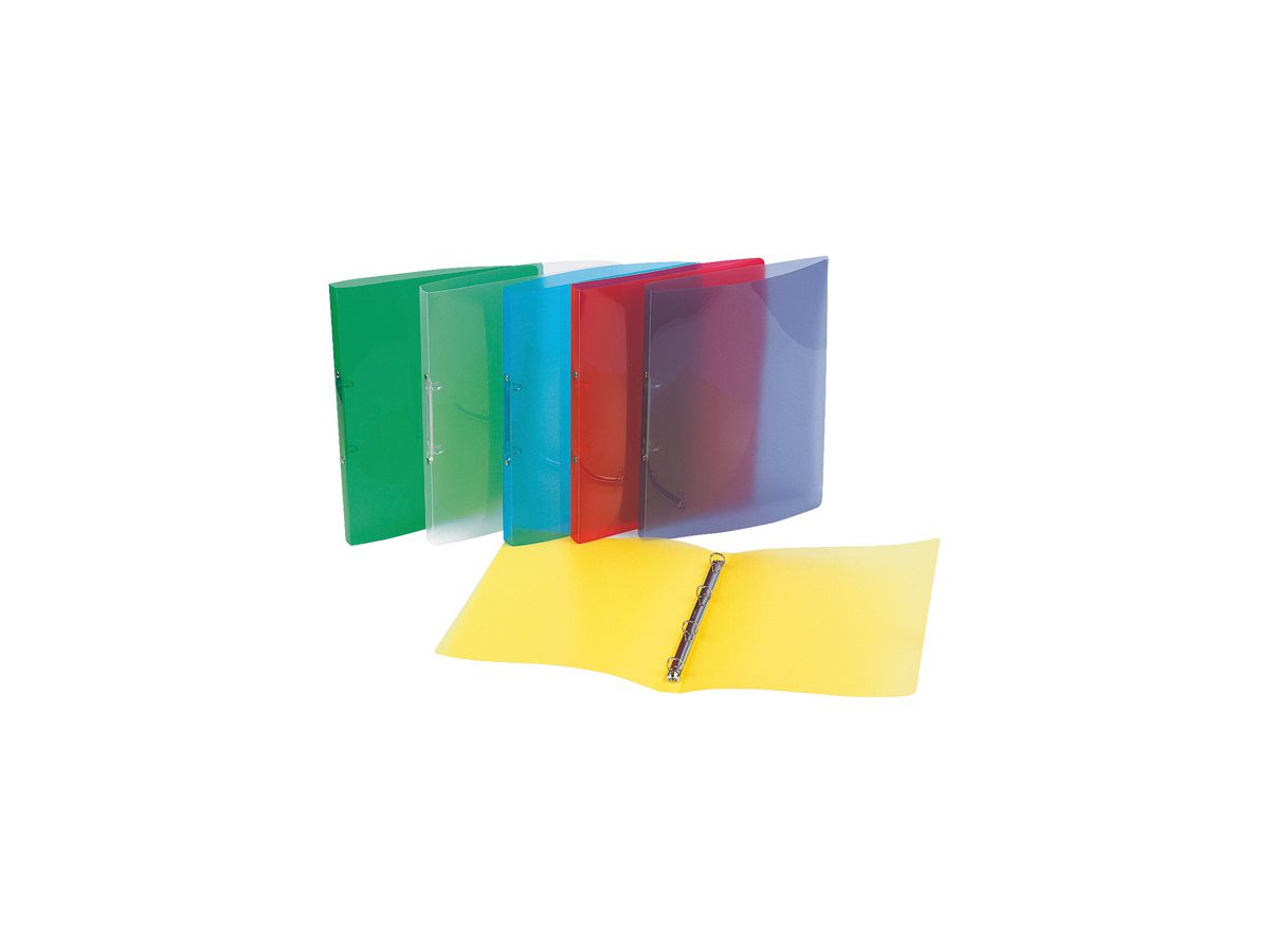 VIQUEL Ringbuch A4 020940-08 transparent, 4-Ring (3135250209402)