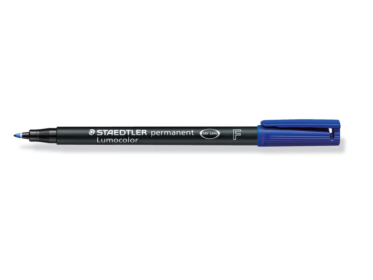 STAEDTLER Lumocolor permanent F 318-3 bleu (4007817304556)