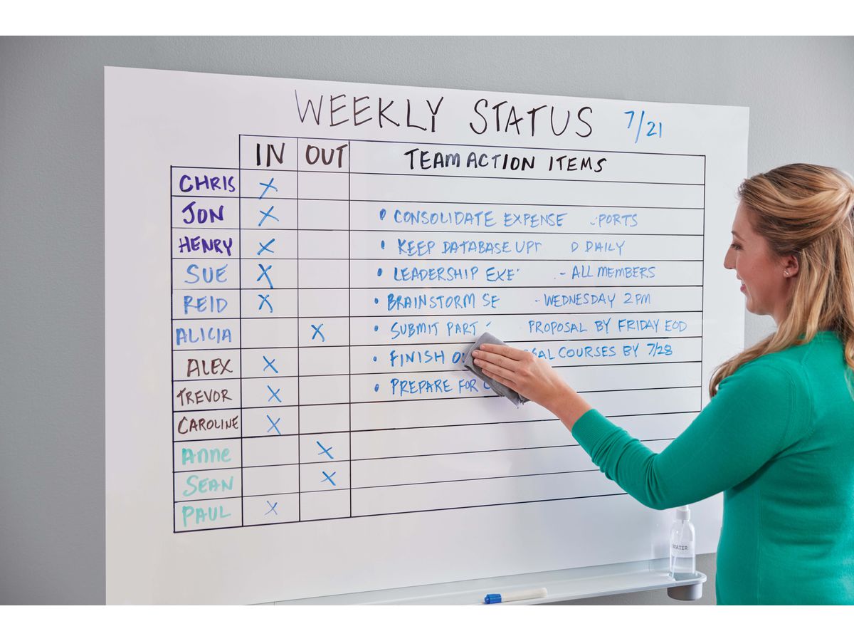 POST-IT Flex Write Surface Folie FWS3X2 weiss 60x90cm (0638060276624)