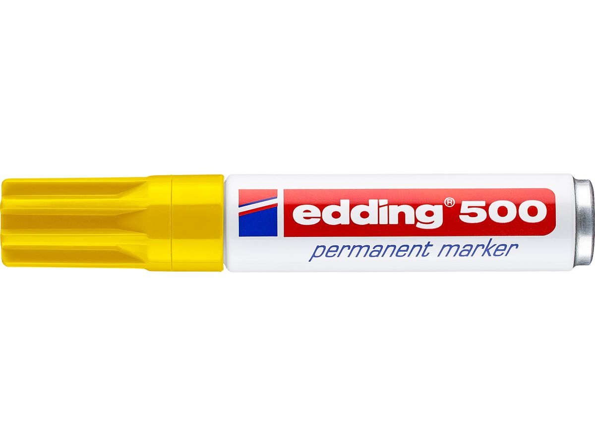 EDDING Permanent Marker 500 2-7mm 500-5 jaune (4004764373673)