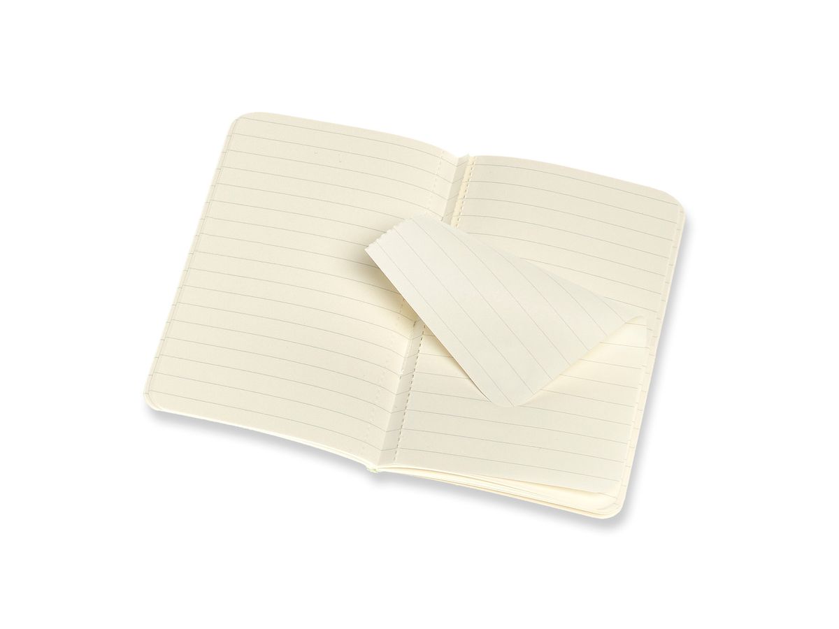 MOLESKINE Quaderno 2x 10.5x6.5cm 620480 rigato, coral/marine, 56 p. (8058647620480)