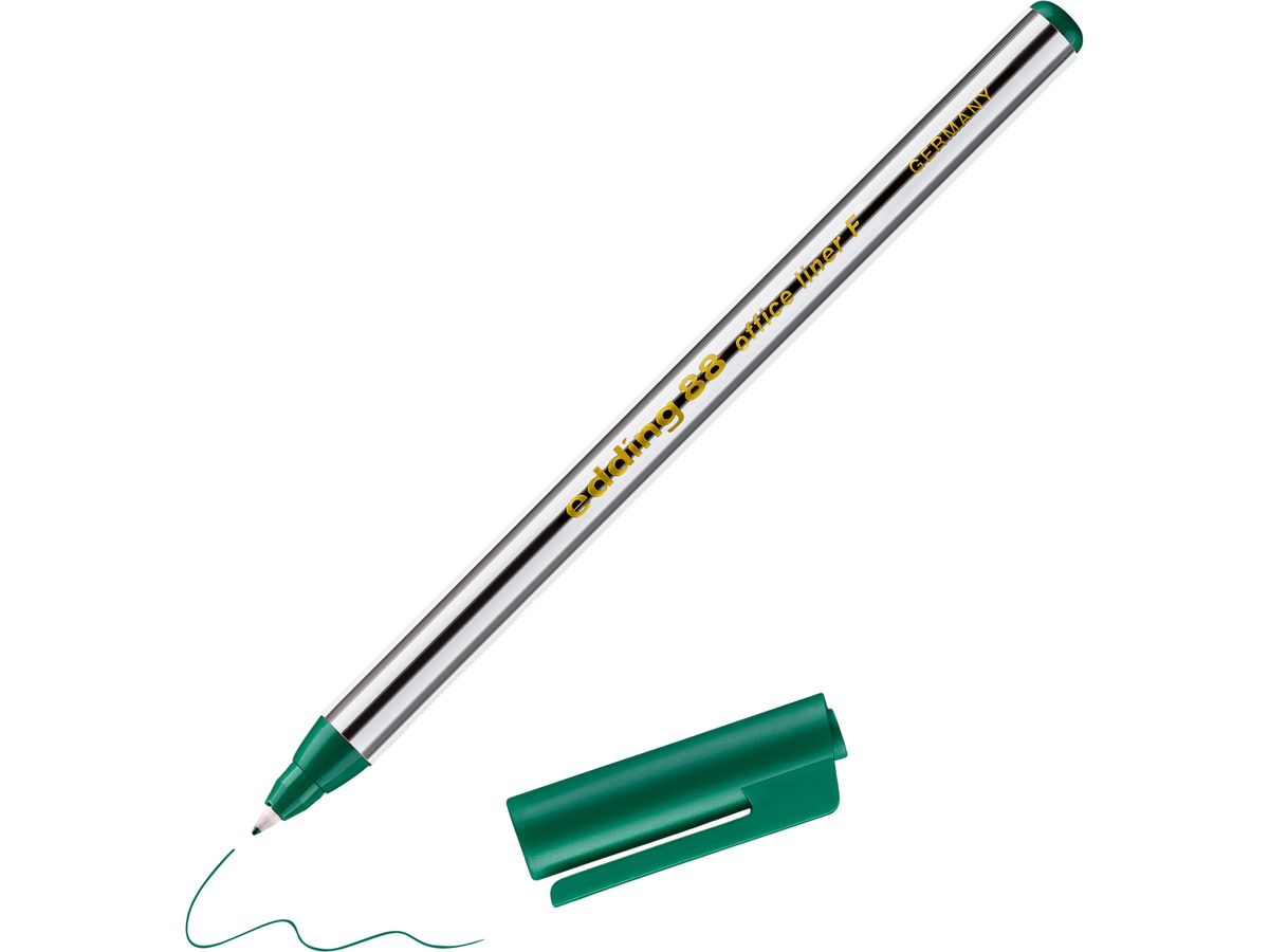 EDDING Fineliner 88 officeliner 0,6mm 88-4 grün (4004764040667)