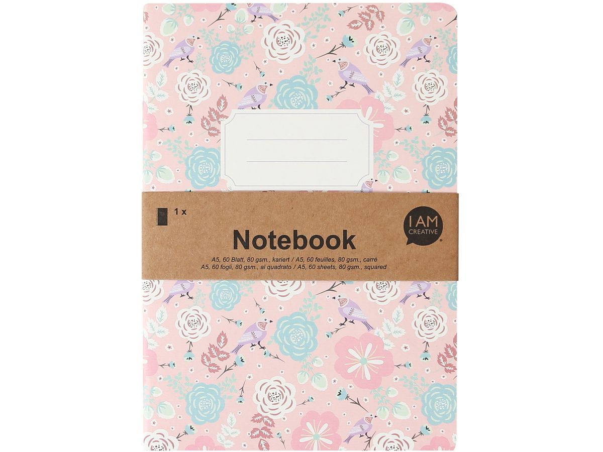 I AM CREATIVE Taccuino A5 4005.44 rosa 60 pagine (7611983212354)