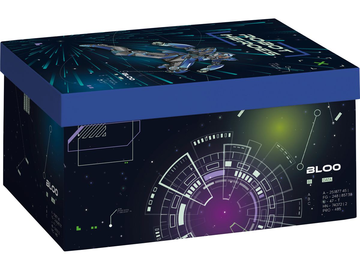 STEWO Geschenkbox Robot 2551517797 blau 16.5x24x12cm (7630050886151)