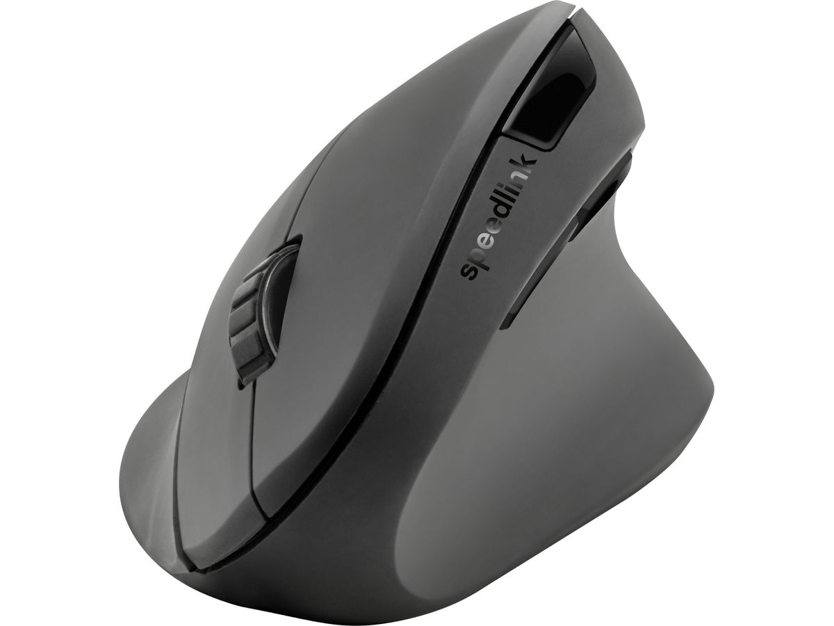 SPEEDLINK PIAVO Ergonomic Mouse SL-630019-RRBK wireless, vertical, black (4027301318722)