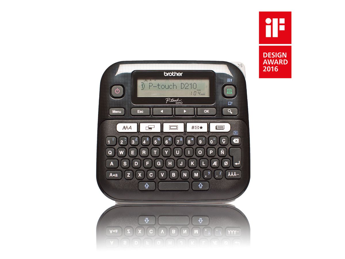 PTOUCH Gerät PT-D210C1 inkl. TZ-Band (4977766757263)