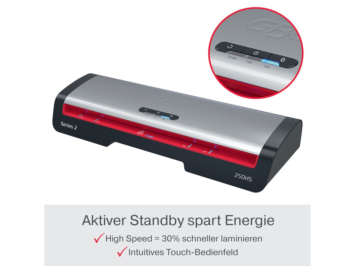 GBC Laminatore 250HS A3 4410071CH (5028252650175)