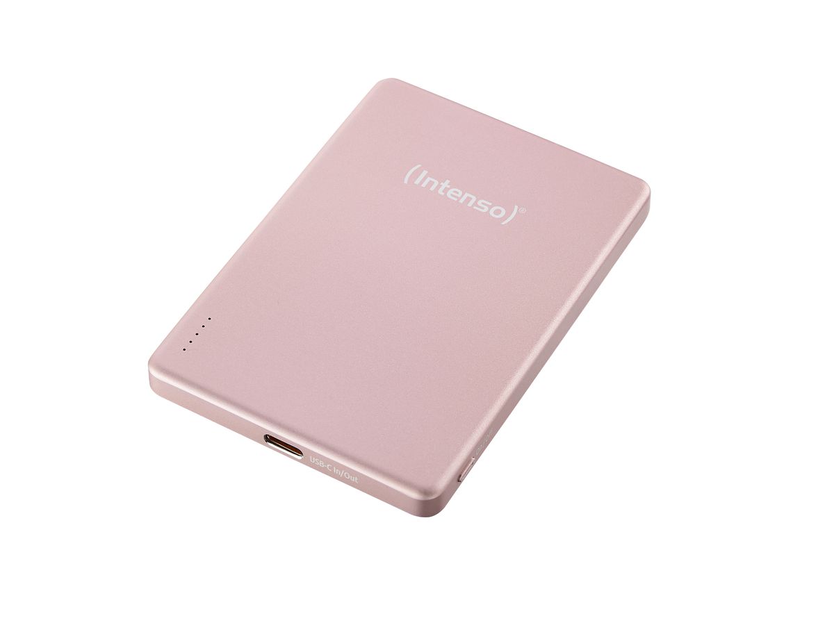 INTENSO Powerbank MW5000 5000 mAh 7344023 Magnetic Wireless rose (4034303036158)