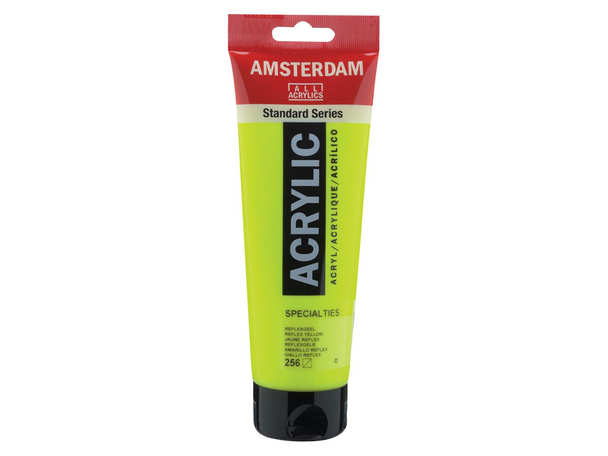 AMSTERDAM Acrylfarbe 250ml 17122560 reflexgelb 256 (8712079395032)