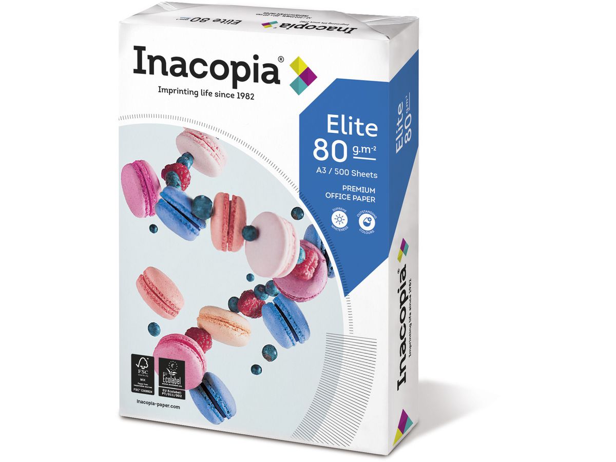 INACOPIA ELITE Kopierpapier A3 88217752 80g, 500 Blatt (5602007106959)