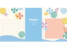 CLAIREFONTAINE MiniPlaner DolceAmore 24x12cm 116272C stampato 50 paginas (3329681162720)