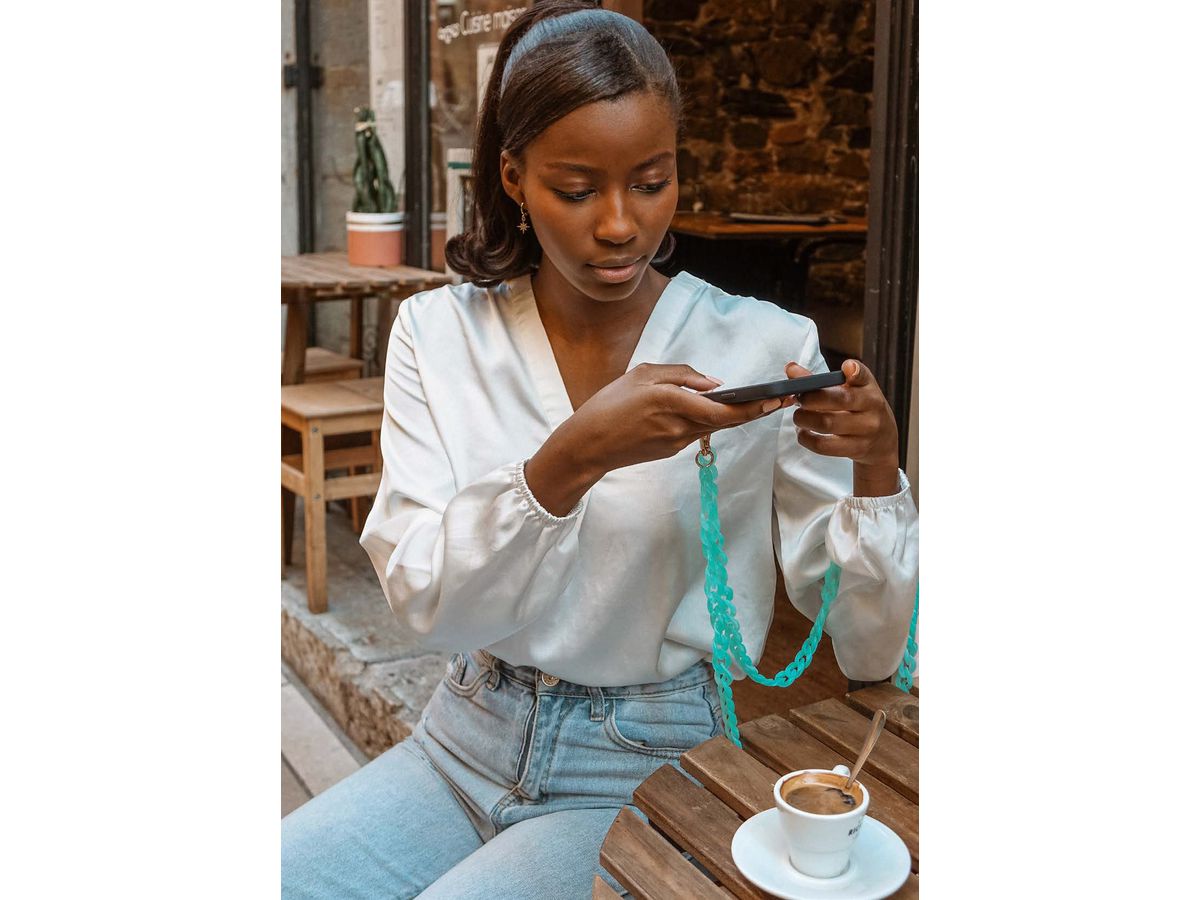 ZANAÉ Phone Necklace Mint 17358 Summer Harmony turquoise (3663838173581)