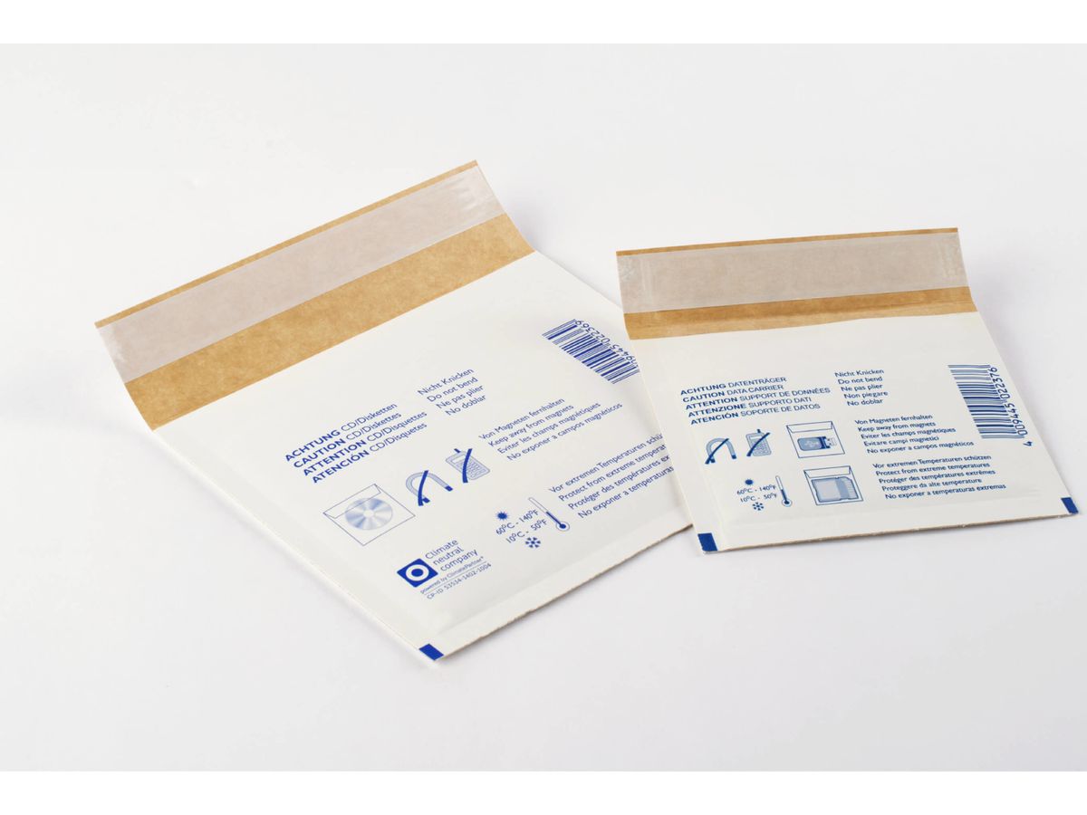 AROFOL Busta imbott. 3 1/2 150x120mm 2FVAF000401 bianco, per USB 100 pz. (4009445022376)