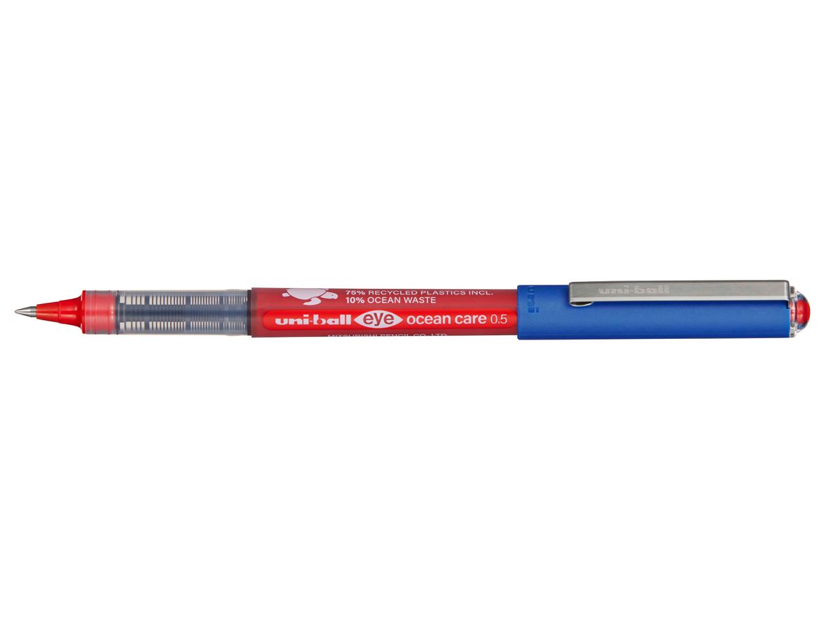 UNI-BALL Rollerball ocean care 0.5mm UB-150ROP RE rosso (4902778299272)