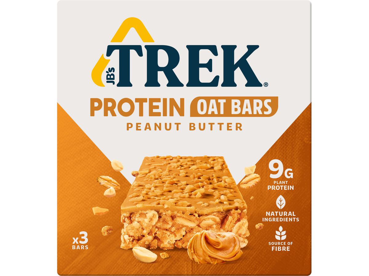 TREK Protein Haferriegel 10548 Peanut Butter 50g, 3 Stk. (5060088709948)