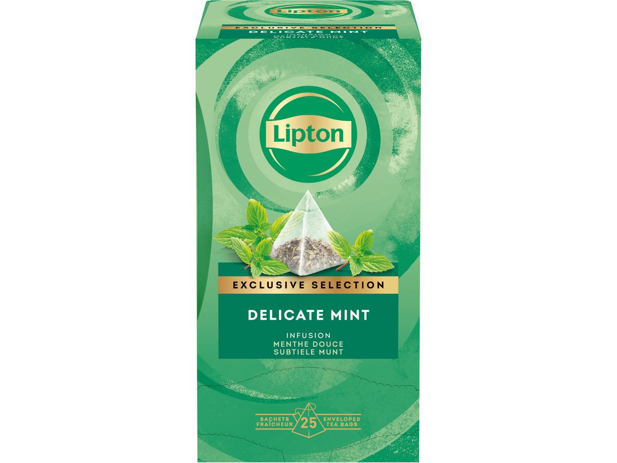LIPTON Delicate Mint Tee 4071219 25 Pyramiden (8720608020003)