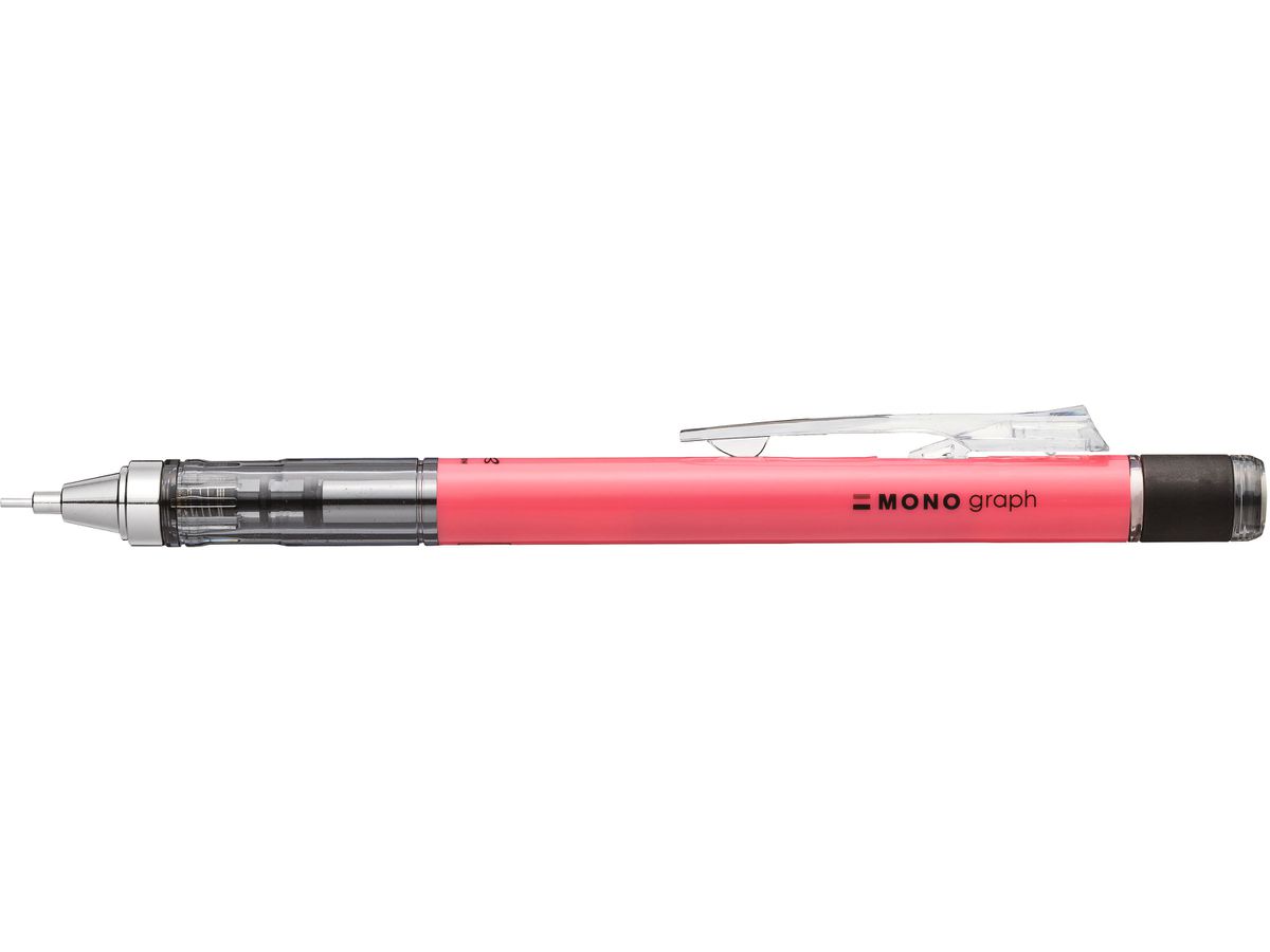 TOMBOW Portamine 0.7mm SH-MG83-R7 MONOgraph, neon rosa (4901991545951)
