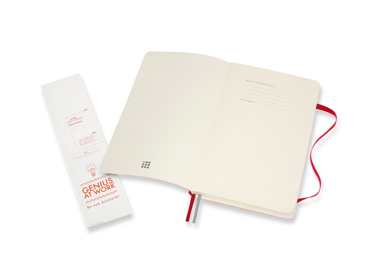 MOLESKINE Carnet SC L/A5 606211 ligné,écarlate,192 p. (8053853606211)
