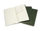 MOLESKINE Cahier L/A5, 3x, Liniert 855273 Myrtengrün 3 Stück (8055002855273)