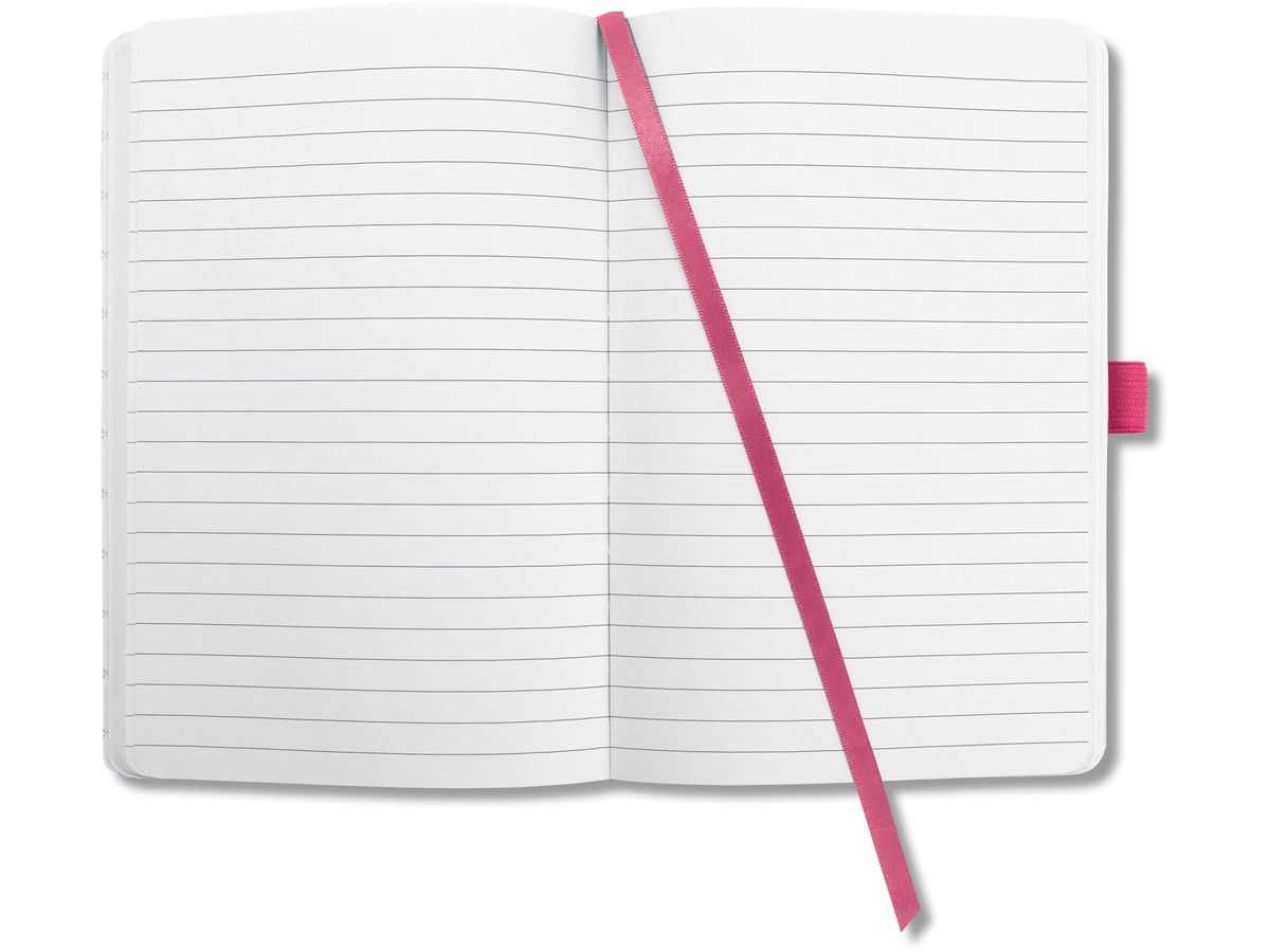 JOLIE Taccuino HC fuchsia pink JN104 rigato, 174 p.,95x150x16mm (4004360840470)