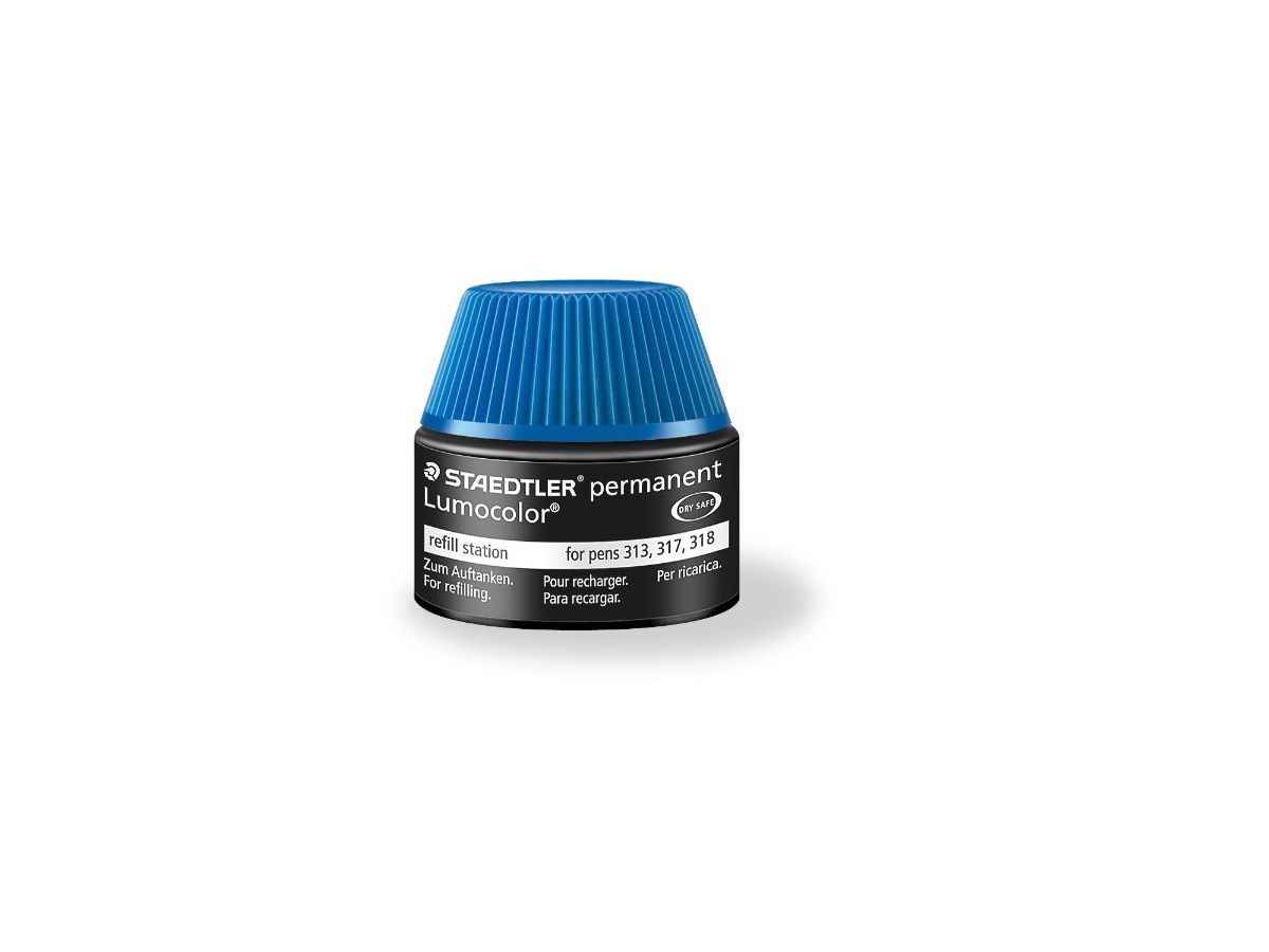 STAEDTLER Lumocolor permanent 15ml 48717-3 blau (4007817487037)