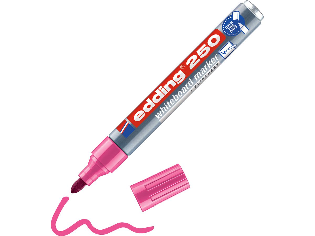 EDDING Whiteboard Marker 250 1,5-3mm 250-9 rosa (4004764012992)