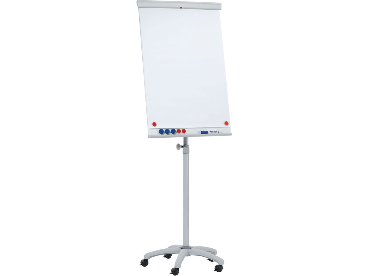 FRANKEN Flipchart X-tra!Line 68x105cm EL-FC31 hellgrau mobil (4016946199414)